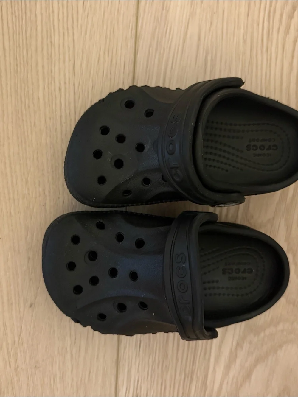CROCS Kids Classic Clogs — Black